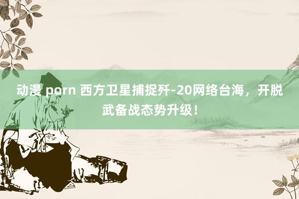 动漫 porn 西方卫星捕捉歼-20网络台海，开脱武备战态势升级！